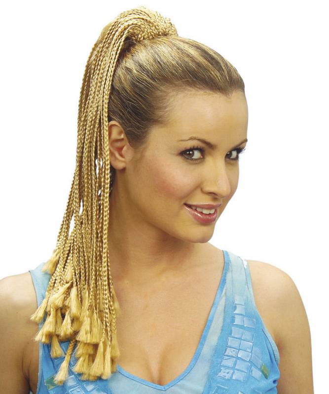Perruque Extension tress�e Candy blonde