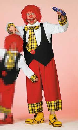 Costume Clown Auguste H1
