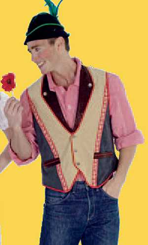 Costume Tyrolien Gilet Tyrol H1