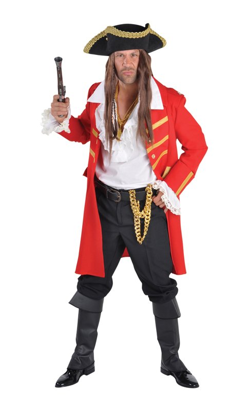Veste pirate rouge