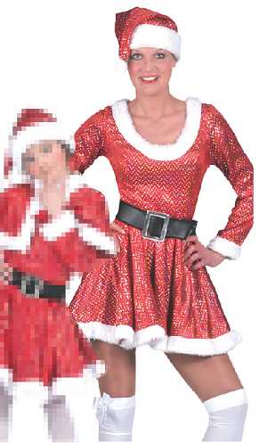 Costume M�re No�l paillettes
