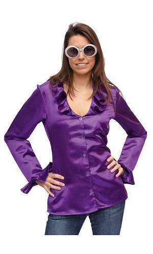 Chemise Disco violet F2