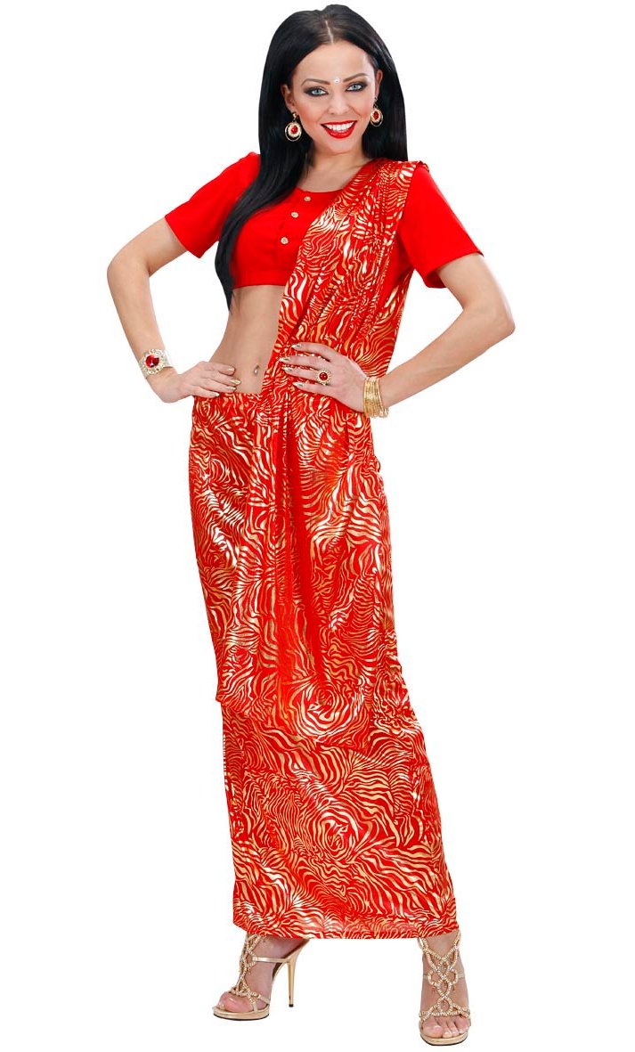 Costume Sari Rouge F2