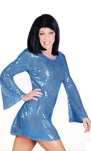 Robe disco bleue F1