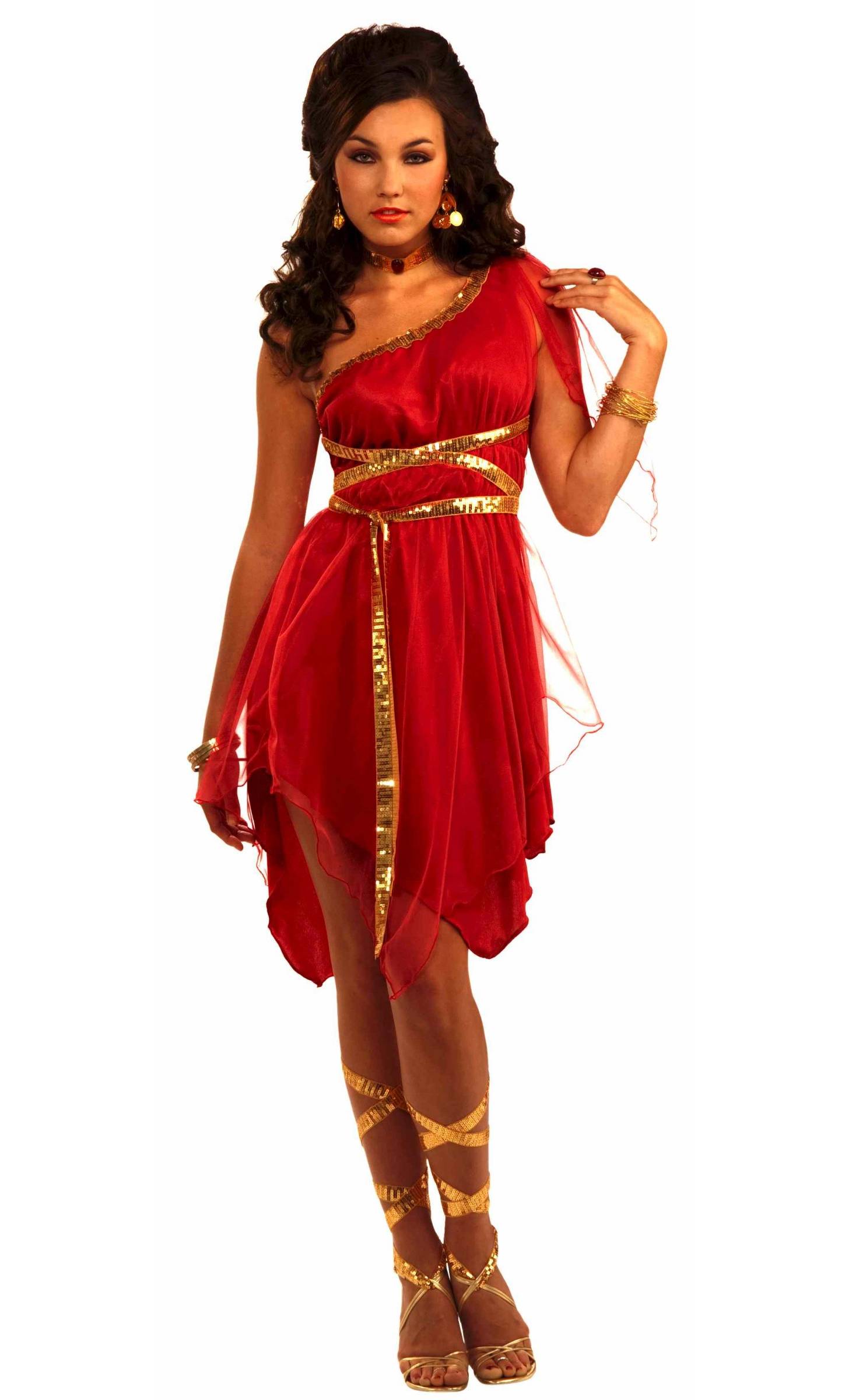 Costume D�esse rubis rouge