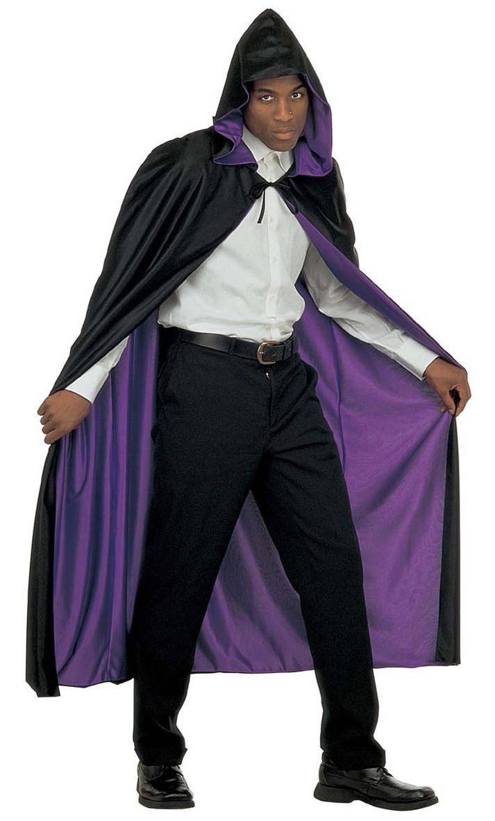 Cape luxe noire et pourpre
