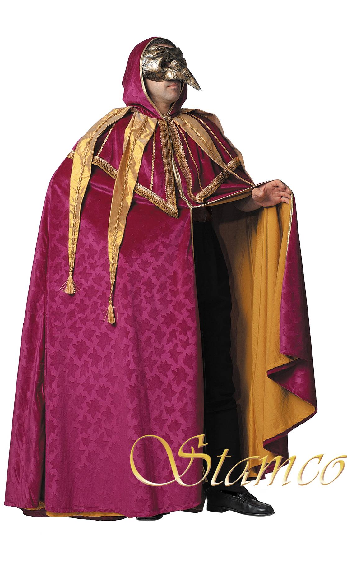 Costume Venise bordeaux