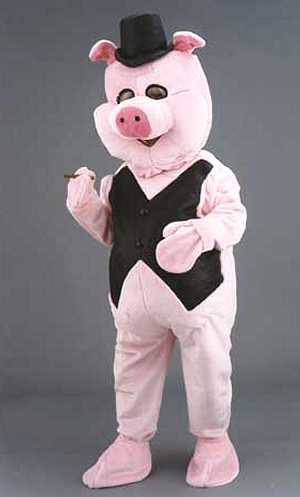 Costume Mascotte Cochon M1