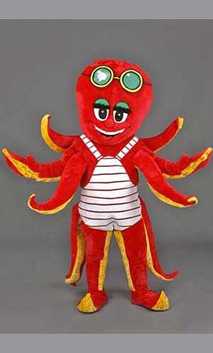 Costume Mascotte Pieuvre M1