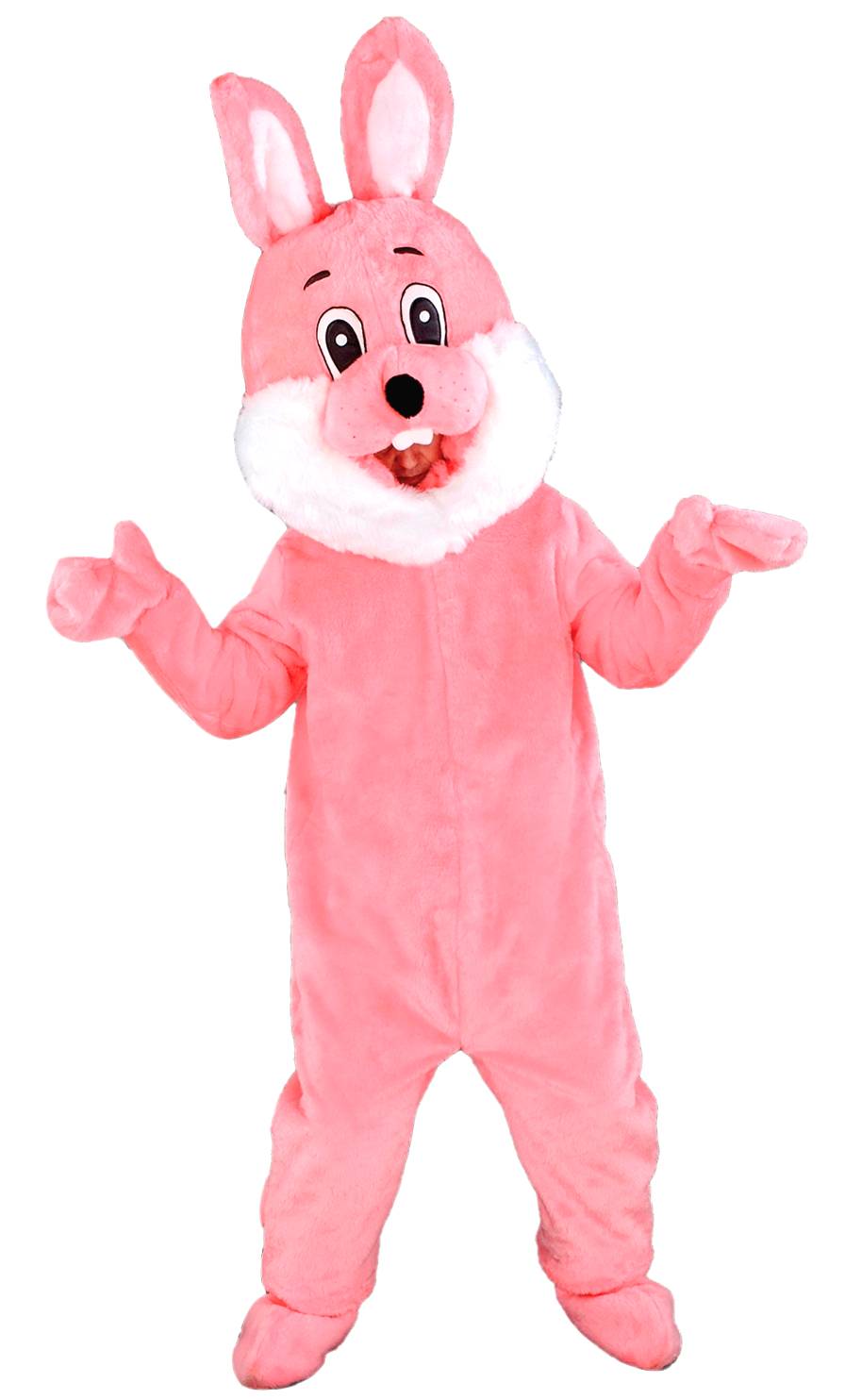 Costume Mascotte Lapin Rose M7