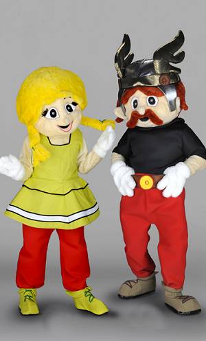 Costume Mascotte Gaulois M1