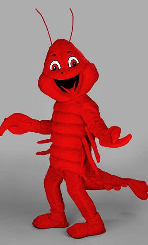 Costume Mascotte Homard M1