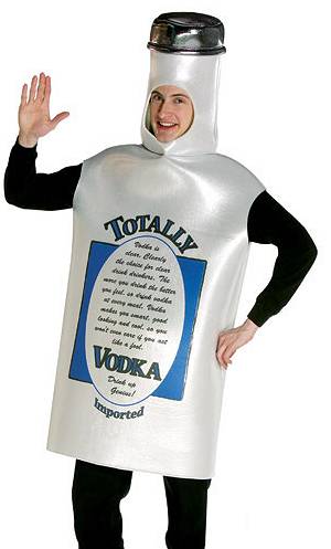Costume Bouteille Vodka