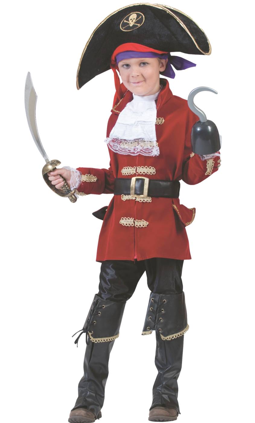 Costume Pirate Captain Red G2