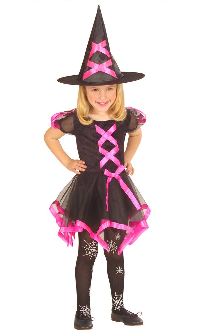 Costume Halloween-Sorci�re rose