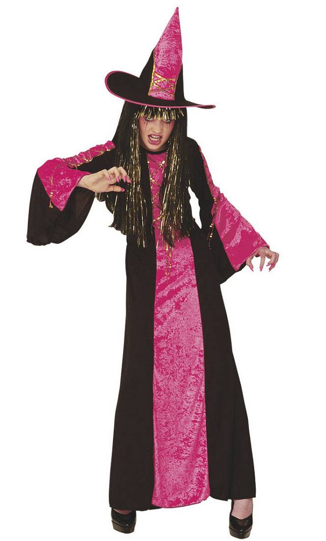 Costume Sorci�re E19 rose