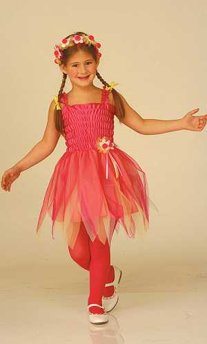 Costume Tutu fleur rose