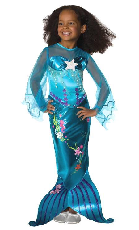 Costume Sir�ne bleue D2