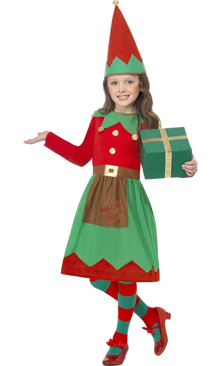 Costume Lutin No�l Fille