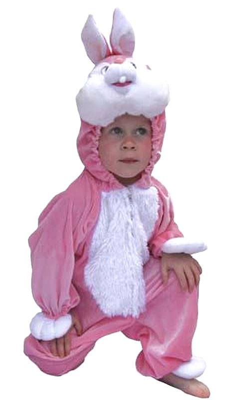 Costume Lapin rose E2