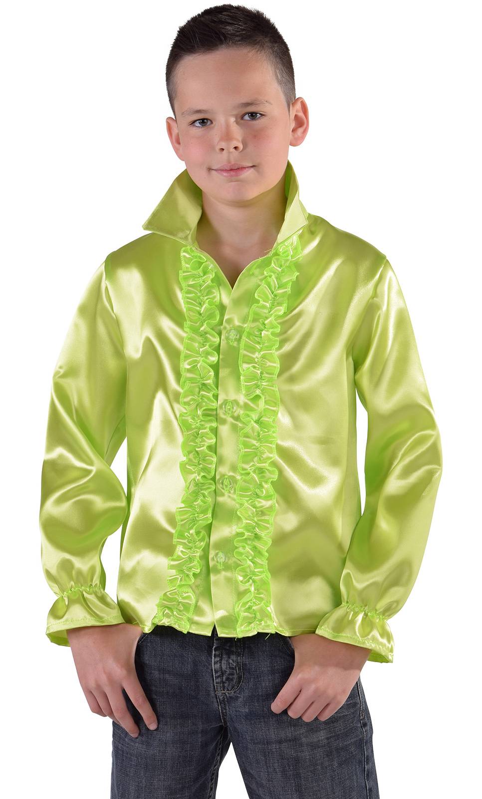 Chemise Disco Enfant verte E1