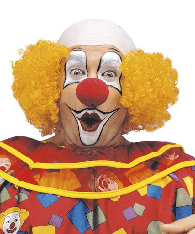 Perruques,P50026,Clown AD2 orange