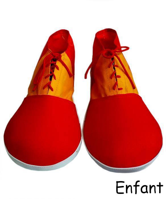 Chaussures De Clown Adulte Pour Déguisement - Pointes Relevées, Boule Rouge, Tailles 38 à 44, Pour Halloween Carnaval