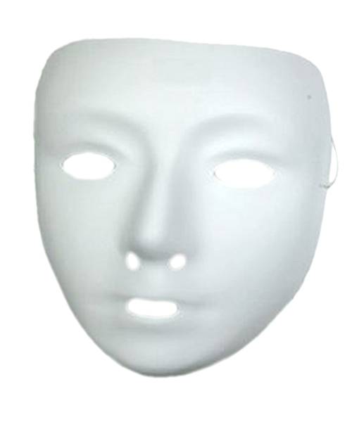 Masque-blanc-enfant---vendu-par-12