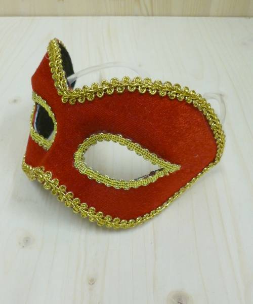 Masque lunettes rouge