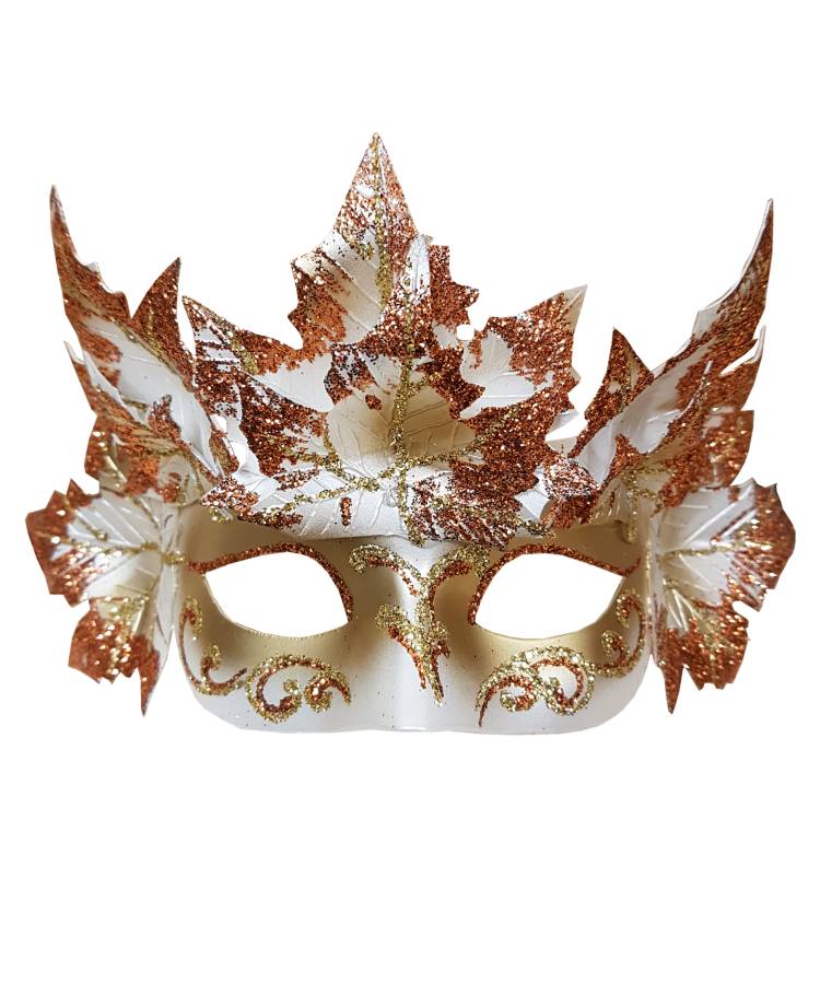 Masque Venitien Venise Fleur Plume Rose pour Halloween Spectacle Carnaval O6F1 