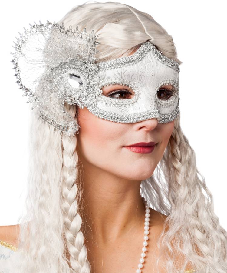 Masque-vÃ©nitien-argent