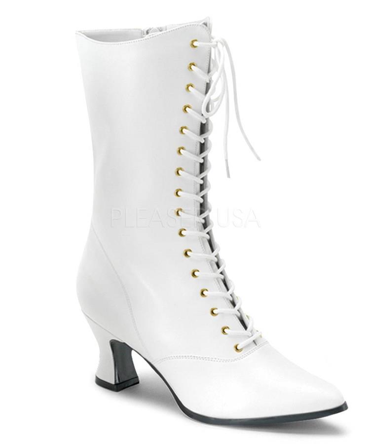 Bottines-cancan-blanches