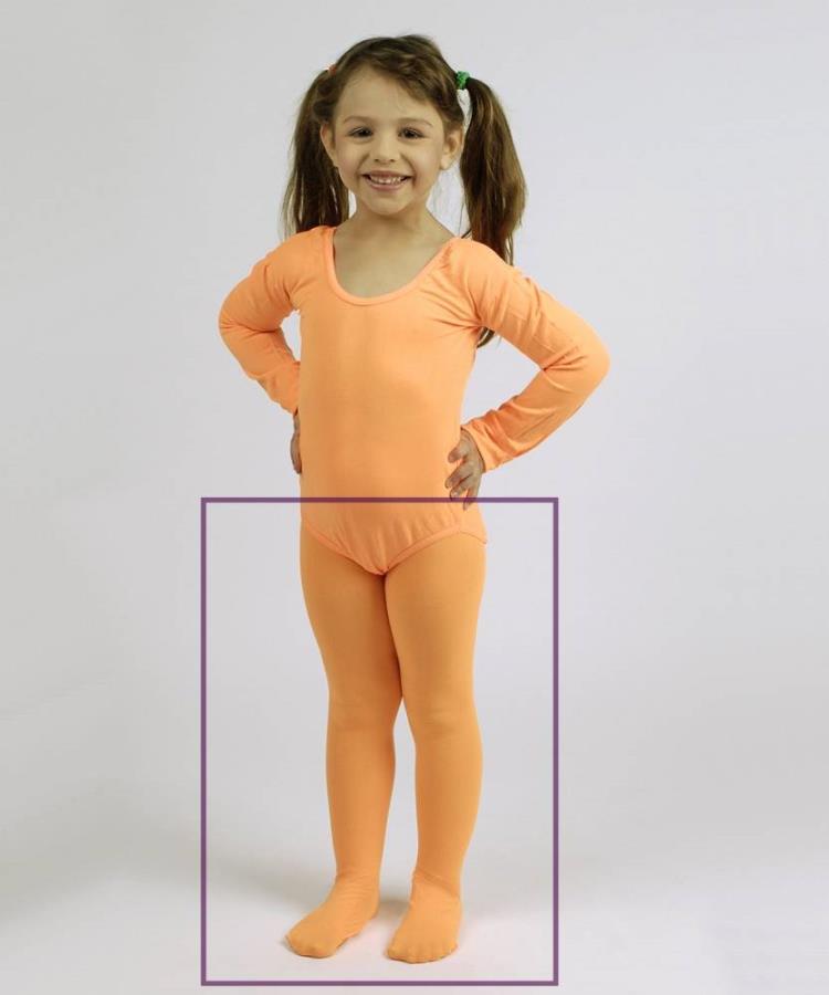 Collant-orange-enfant-1