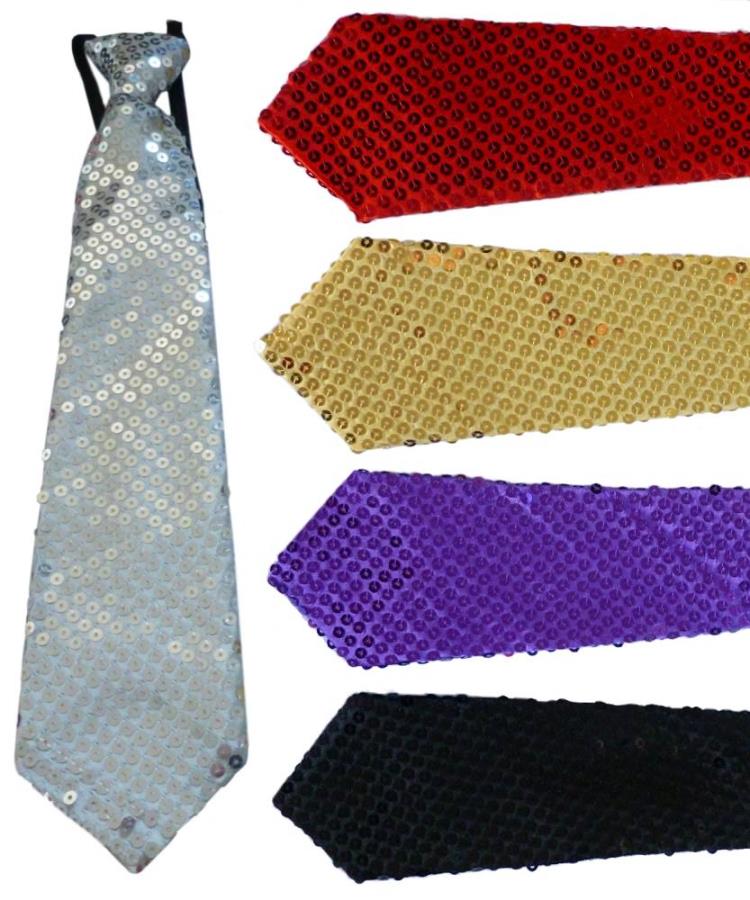 Cravate paillettes - Accessoire de déguisement - Ax0989