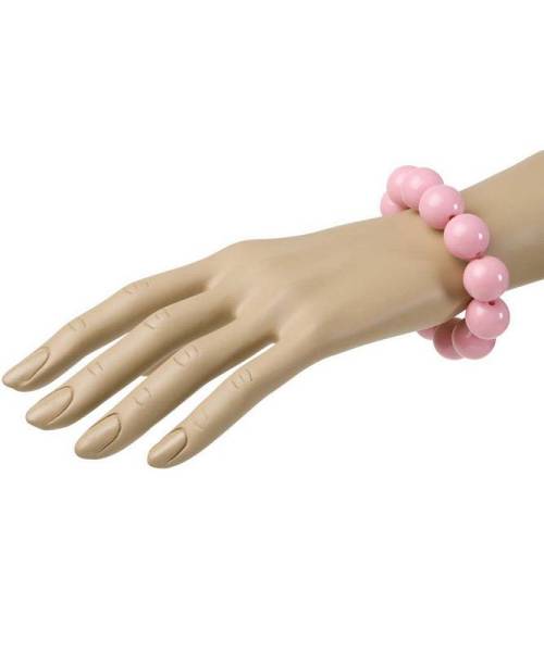 Bracelet perles rose