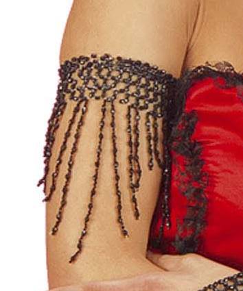 Bracelet-de-bras-perles-noir