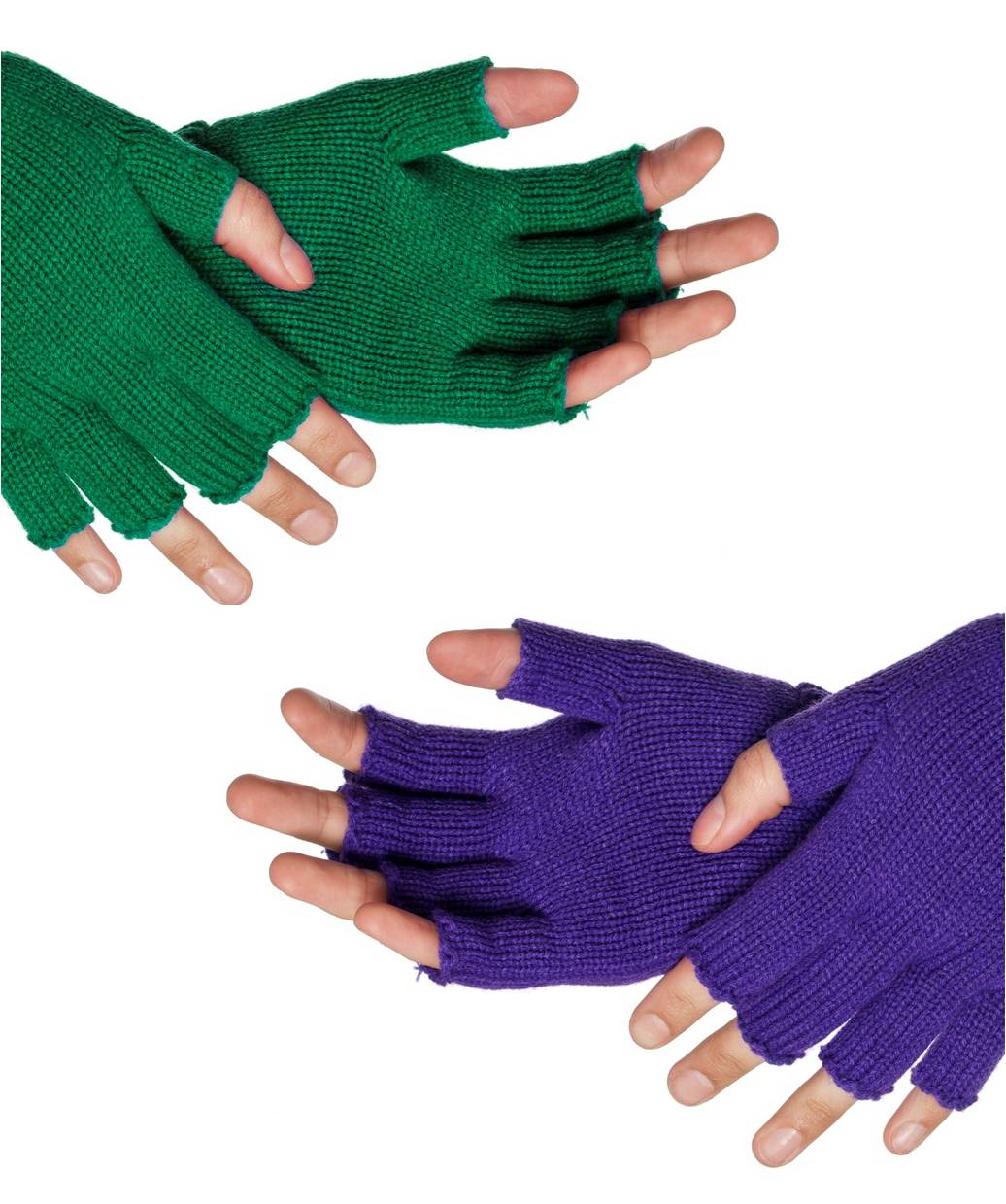 Gants Sans Doigts En Dentelle Whakano - 1 Paire Rouge | Accessoire Élégant Pour Mariage, Fête, Halloween