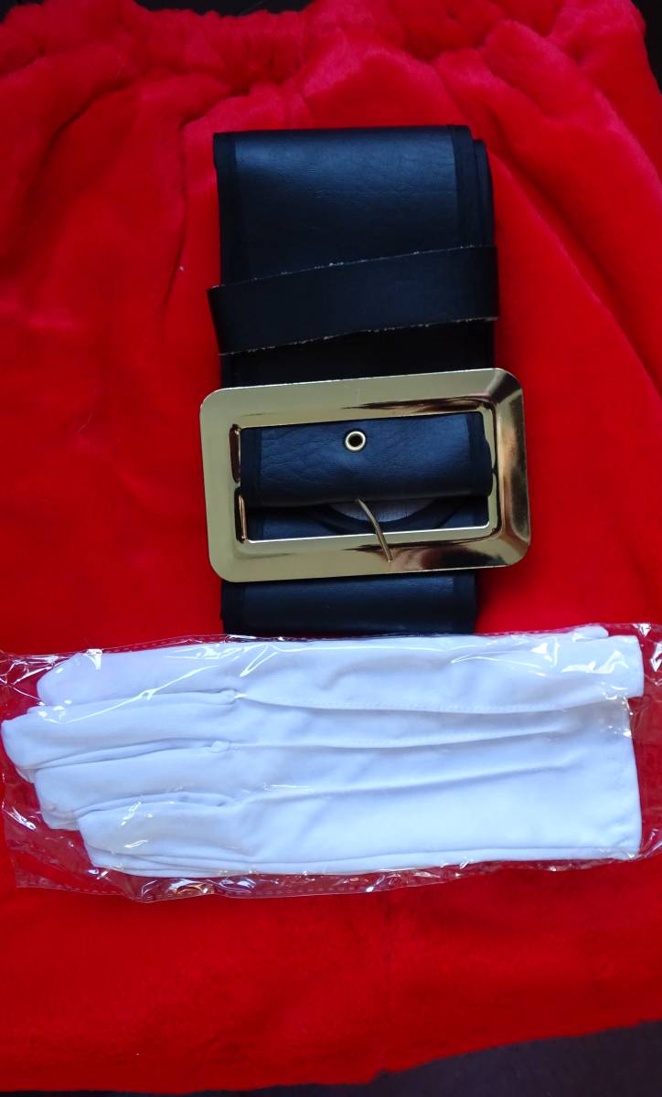 ZKOO Adulte Déguisement de Pere Noel en 10 pièces Déguisement Complet de Père Noël Costume Cosplay Vetement Habit Rouge pour Hauteur 165-175 cm 