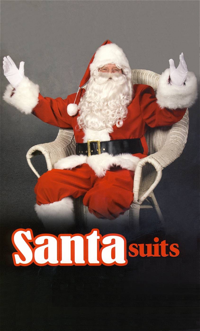 Costume Père Noël Enfant - Ensemble 4 Pièces (bonnet, Veste, Pantalon, Ceinture) - Taille 100-160 Cm - Pour Fête, Carnaval