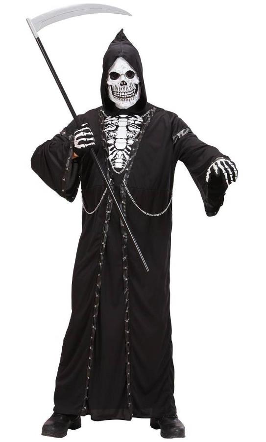 Costume De Faucheuse - Déguisement Halloween Adulte Homme - V18038 |  Atelier Mascarade