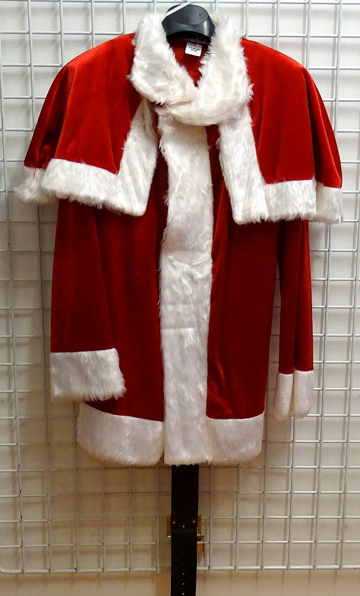 Costume père Noël velours