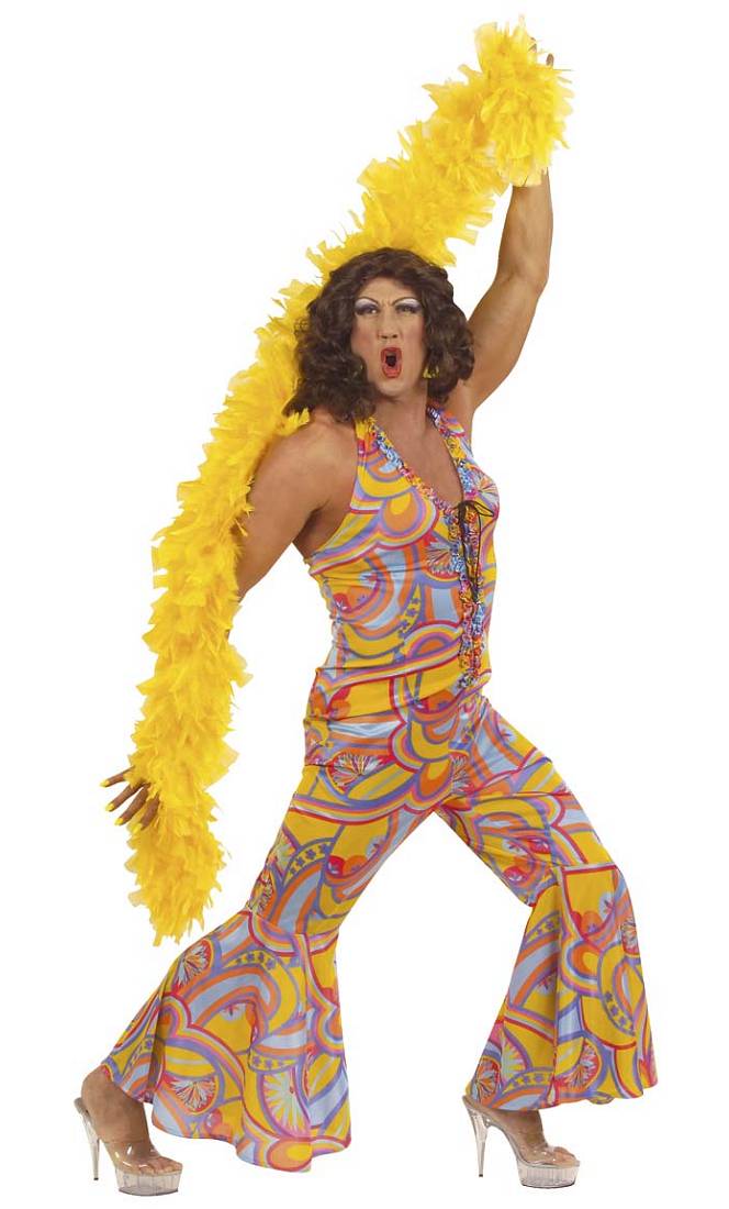 Costume drag queen 70s h2 Déguisement adulte homme v19424 Atelier