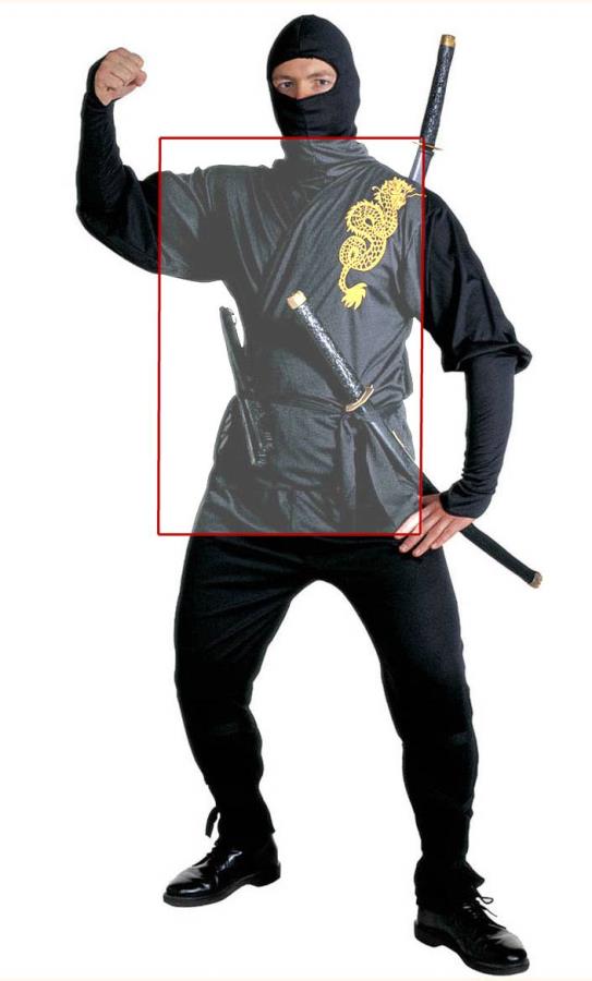 NUNCHAKU NOIR Ninja Accessoire Déguisement Adulte Samourai Japonais NEUF