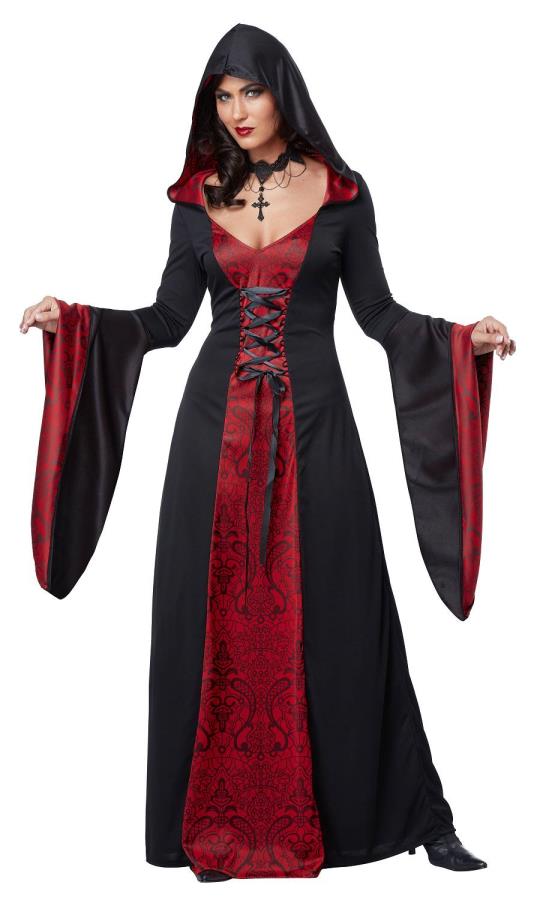 Costume-de-sorcière-maudite-rouge