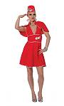Costume-d'hôtesse-rouge