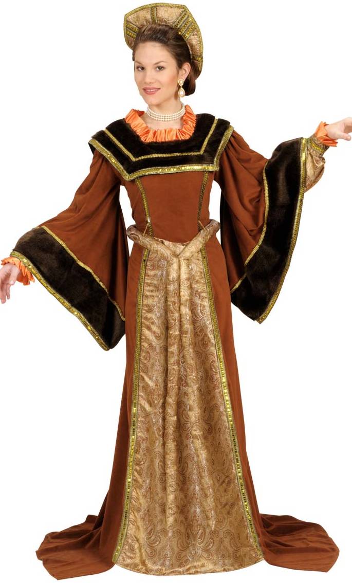 Costume-Médiévale-Anglaise-Femme