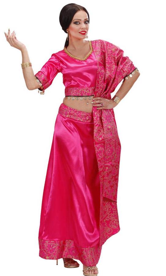 Costume-bollywood-sari-rose-1