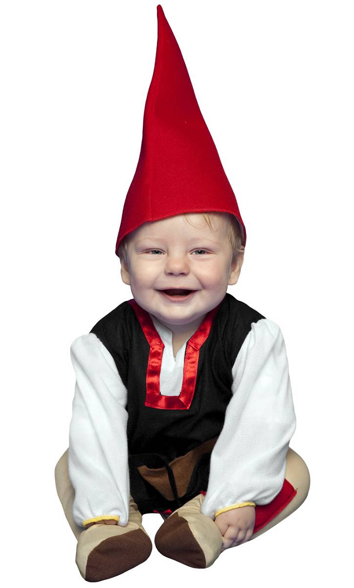 Déguisement Lutin De Noël Bébé 0-18 Mois - Barboteuse + Pantalon Rayé + Bonnet, Polyester/coton