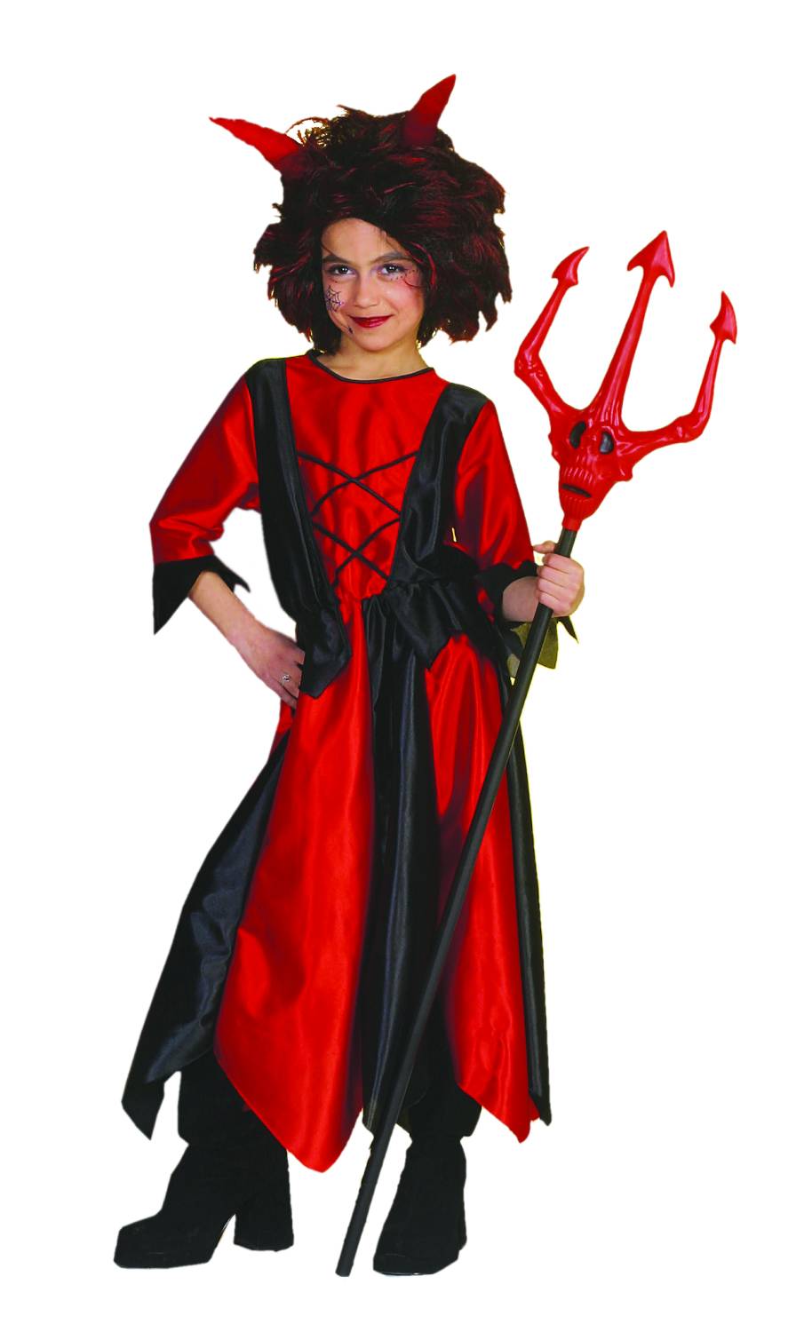 Costume de diablesse 6 ans Déguisement Halloween fille v58027