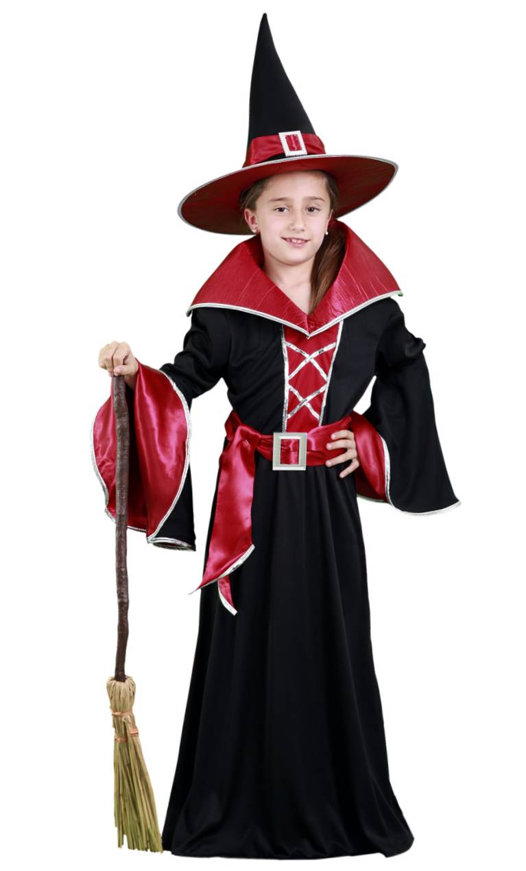 Costume de sorcière 5 6 ans Déguisement Halloween fille v58047